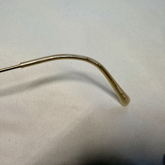 Escada Gold Round Eyeglasses Frame 53□17 130mm Japan Vintage Designer Glasses - Picture 7 of 11